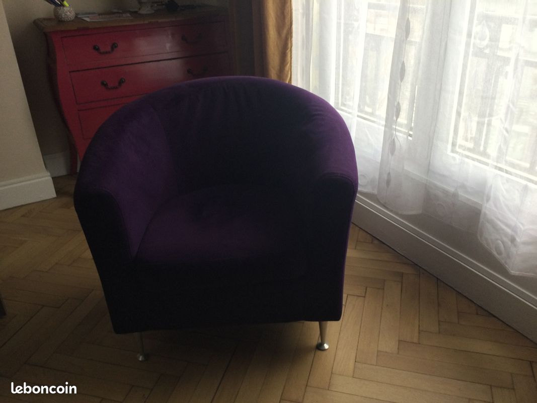 Vends cabriolet violet (image 1)