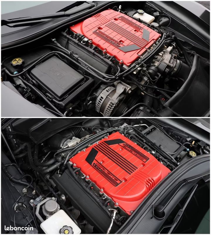 CORVETTE C7 Z06 6.2 V8 659 ch – HUD – Bose – Caméra 360° – Targa Carbone (image 14)