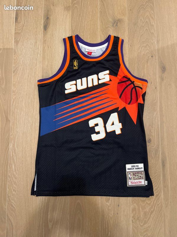 Maillot Vintage Phoenix Suns Avec Ancien Logo - Modèle Collection Harwood - Taille L - Neuf