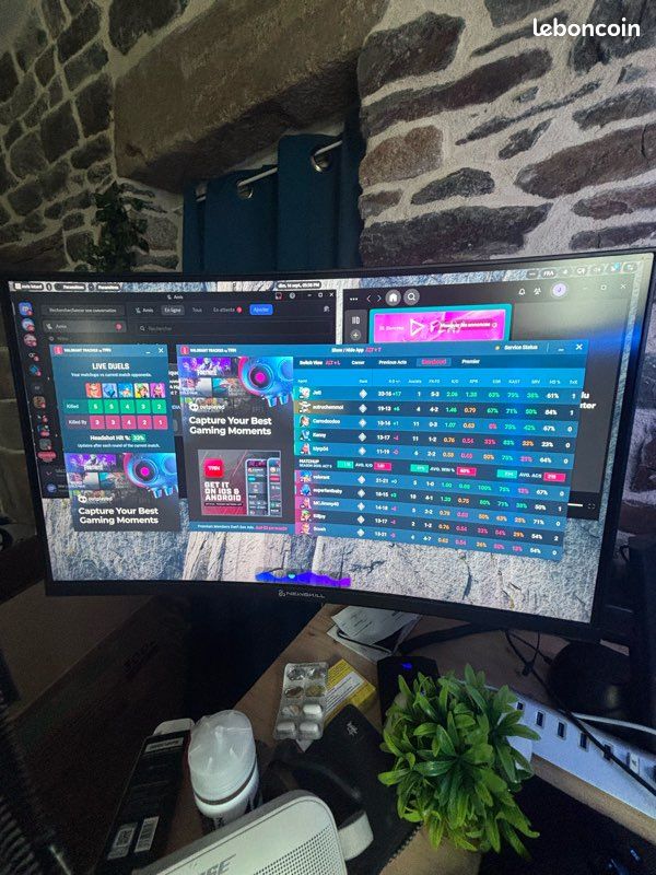 Écran PC incurvé Newskill 27” Full HD 175Hz – Gaming (image 1)