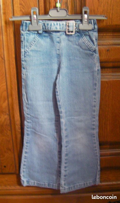 Jean Vynil Fraise - Taille 5 ans (image 1)