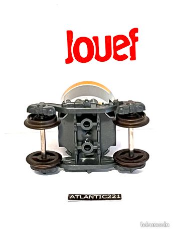 Bogie Porteur Jouef Pour Voiture TGV PSE HO - Essieux Métal Bruni, Très Bon état