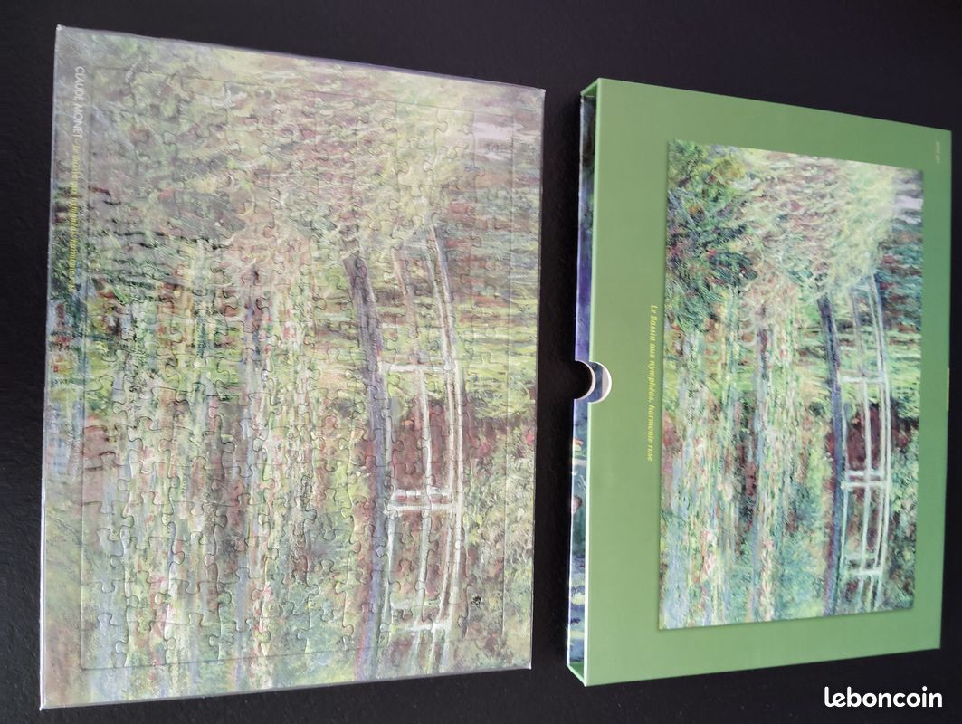 Livre et puzzle Les 100 chefs d'œuvre de claude MONET (image 10)
