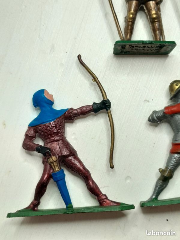 Figurine Starlux Moyen Âge 6007 – Archer En Plastique Peint, Boîte D’origine