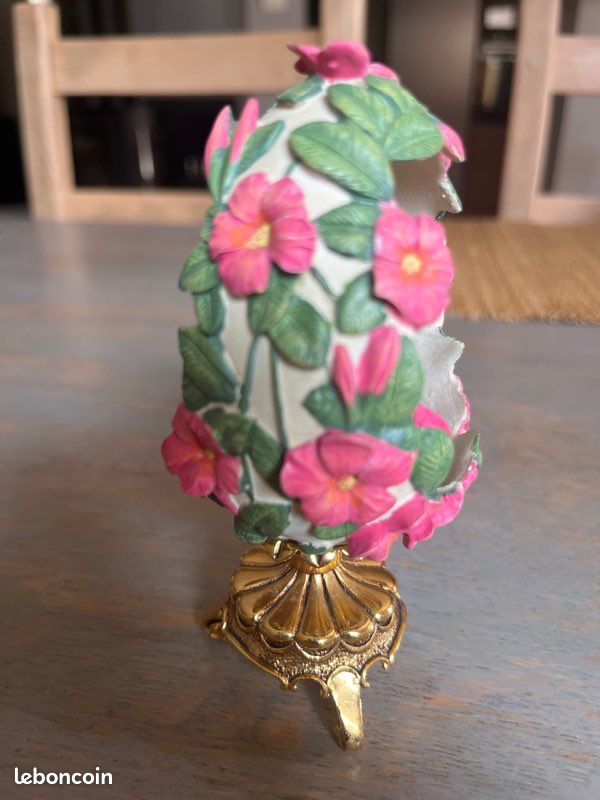 Œuf de collection fabergé certifié en parfait état (image 3)