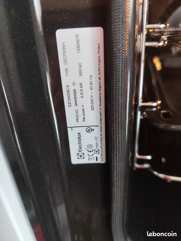 Four Electrolux chaleur tournant avec vitre froide (image 8)