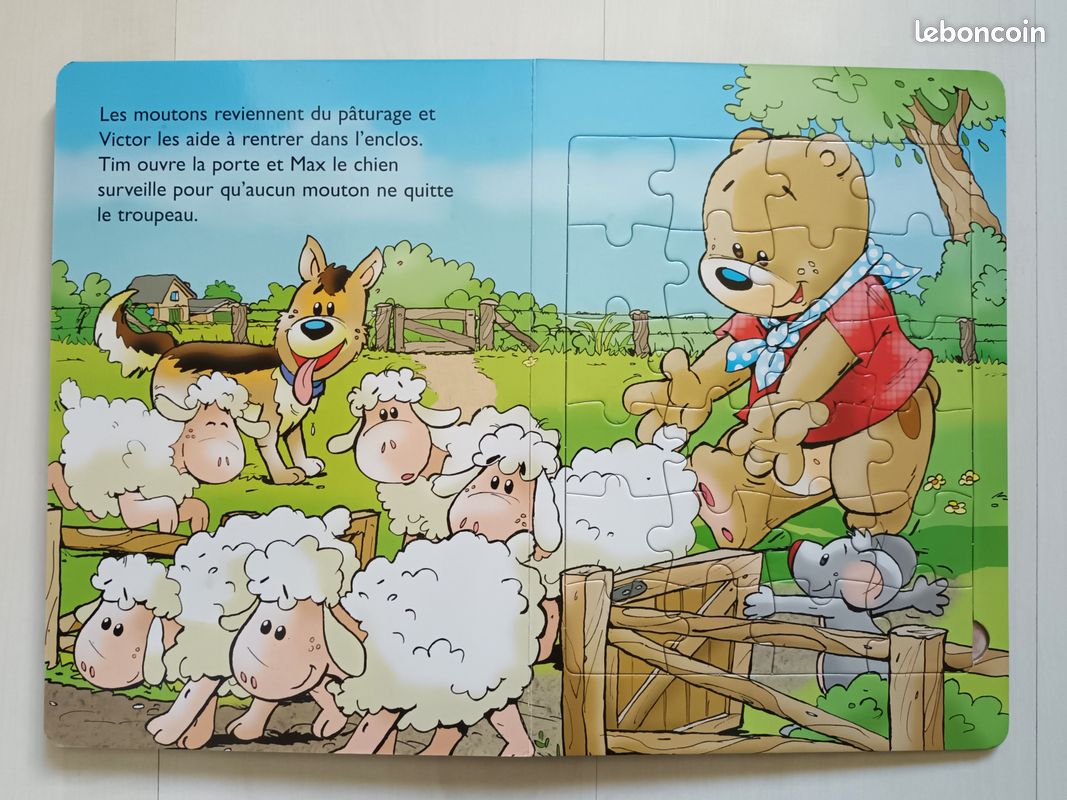 Victor à la ferme : livre puzzle (image 5)