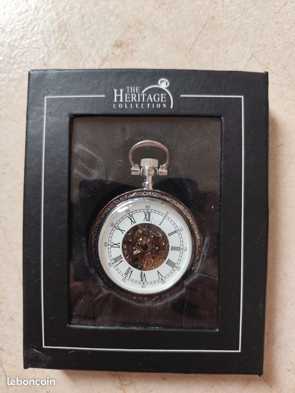 Montre à Gousset Squelettée DeAGOSTINI - Mécanique Manuelle - Argenté - Occasion