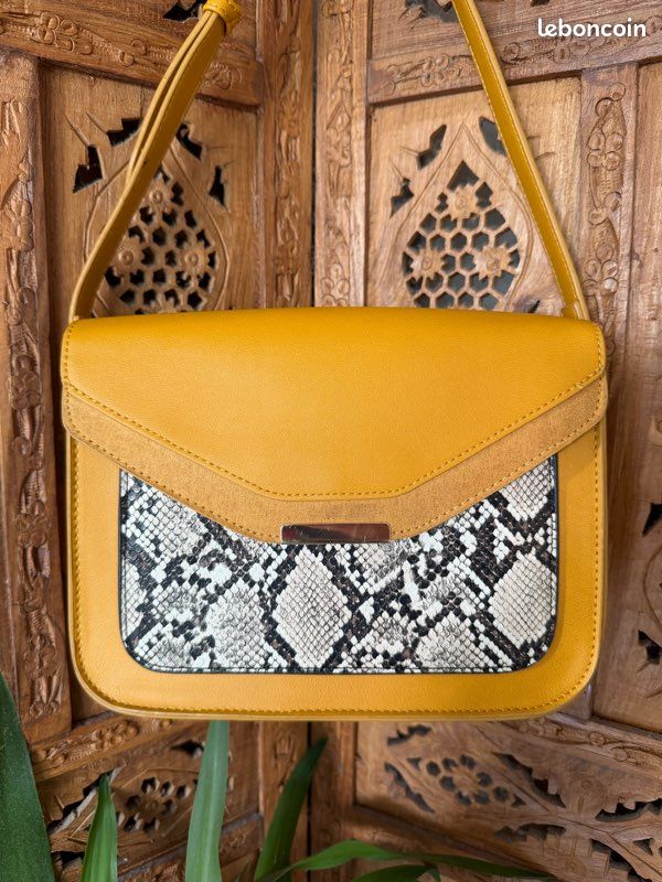 Sac à main femme jaune (image 4)