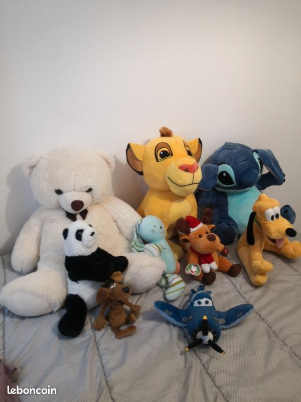 9 peluches très belle et comme neuf... Plusieurs tailles (image 1)