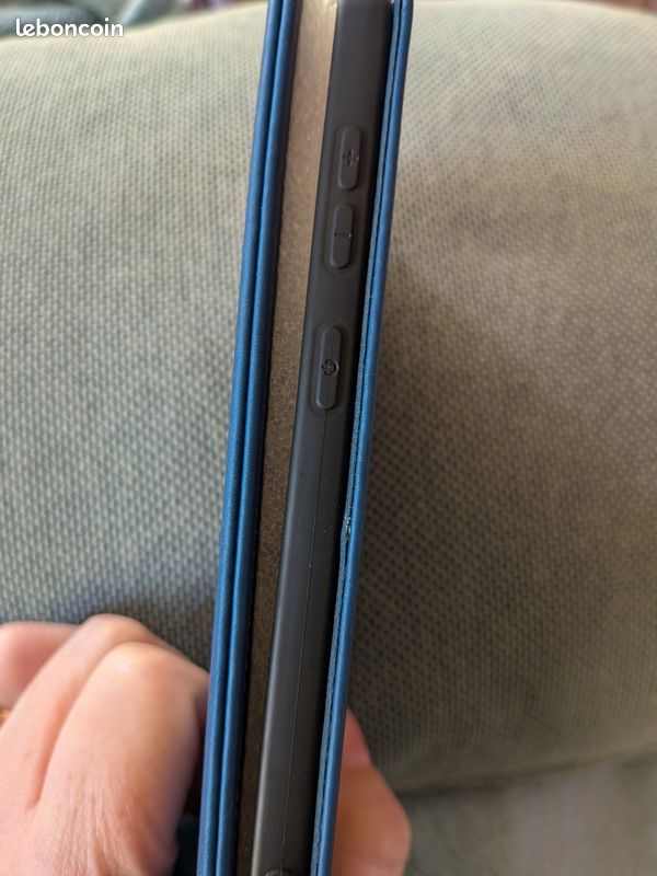 Étui Portefeuille Cuir Dark Blue QHOHQ + Verre Trempé pour Samsung S25 Edge 5G (image 5)
