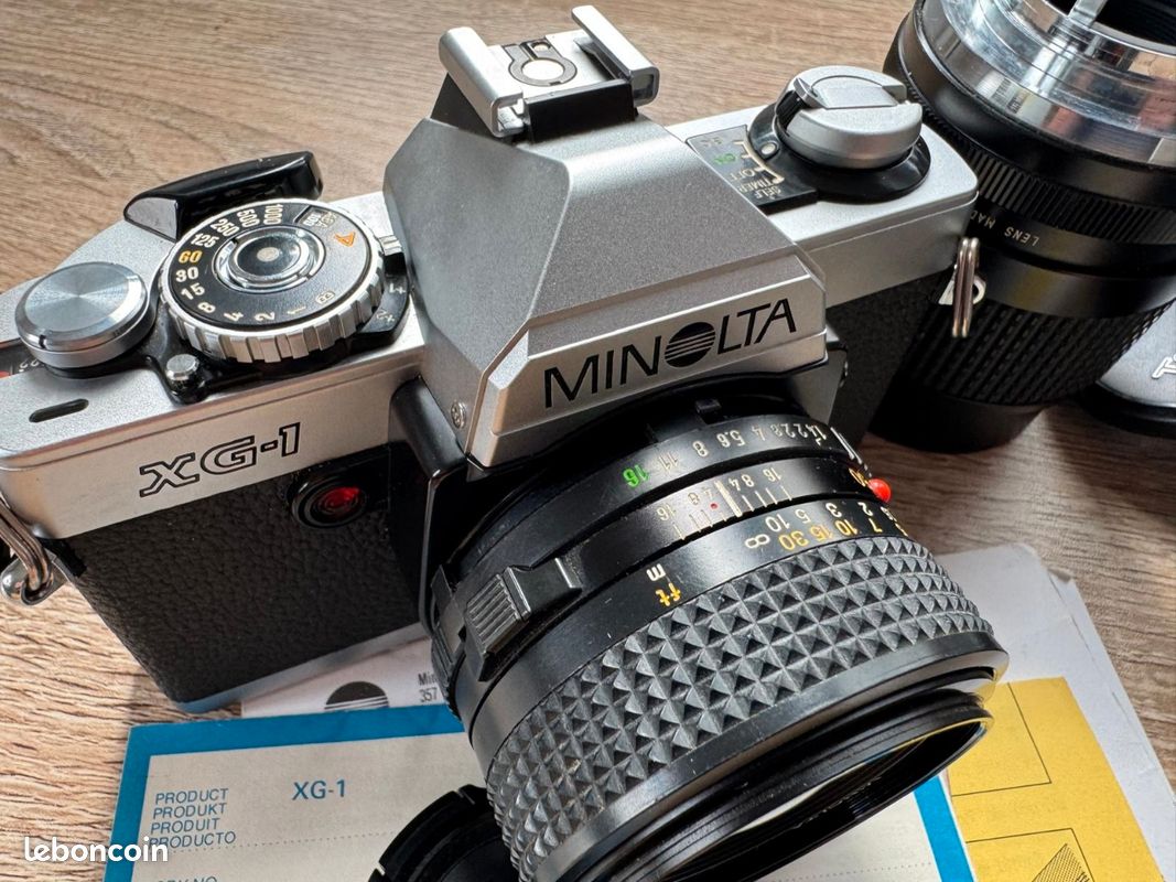 Objectifs et accessoires Minolta xg - Françoise