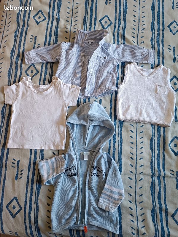 Lot 4 vêtements grande marque 6 mois (image 1)