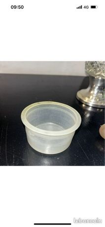 Ancienne Amphore / Drageoir Toschi - Verre Et Métal Argenté - 2 Anses - Italie