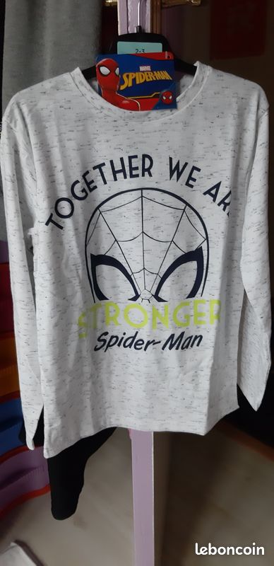 T-shirt manches longues Spider-Man neuf (image 2)