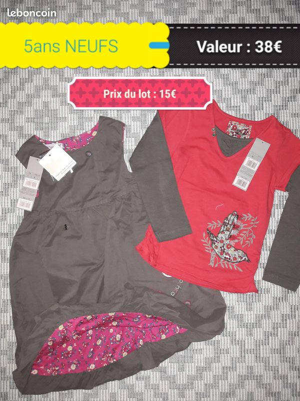 Diff. Vêtements fille 5 ans (image 11)