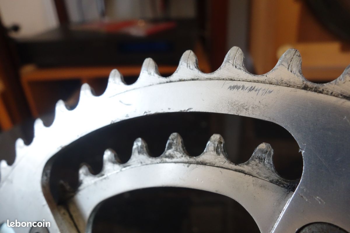 Pédalier Course Vintage Ofmega - 170 Mm 53/42 Dents - Made In Italy - Occasion