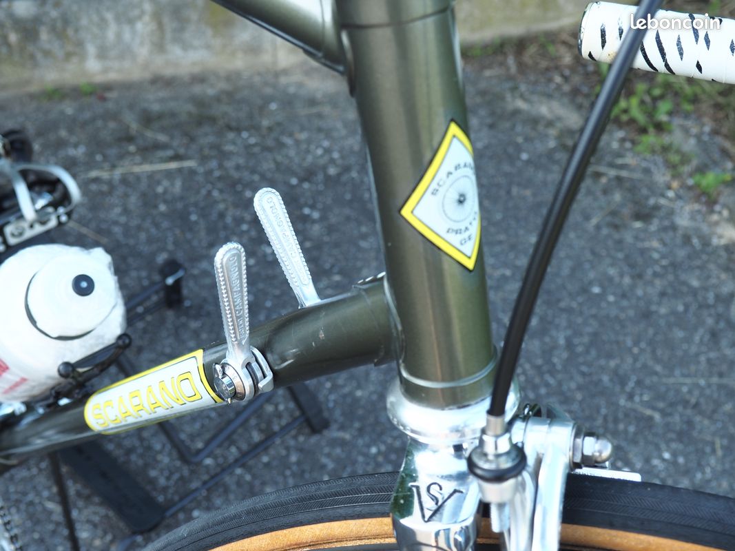 Tige De Guidon Vintage Cinelli Acier - Modèle Badged, Tige 80 Mm, Portée 22 Mm