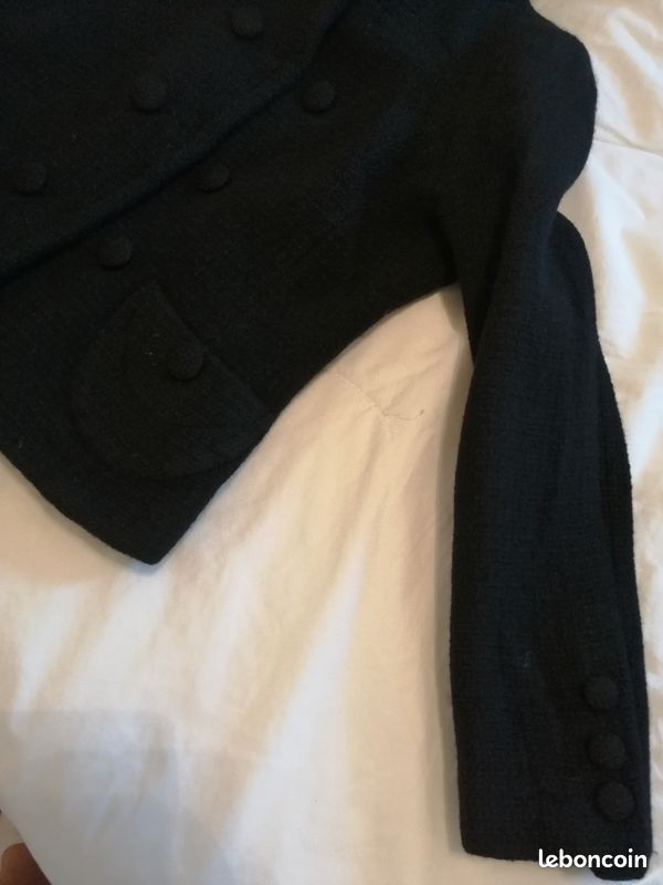 Veste noire comptoir des cotonniers taille un très petit 42 égal à un 36 /38 très bon état (image 4)