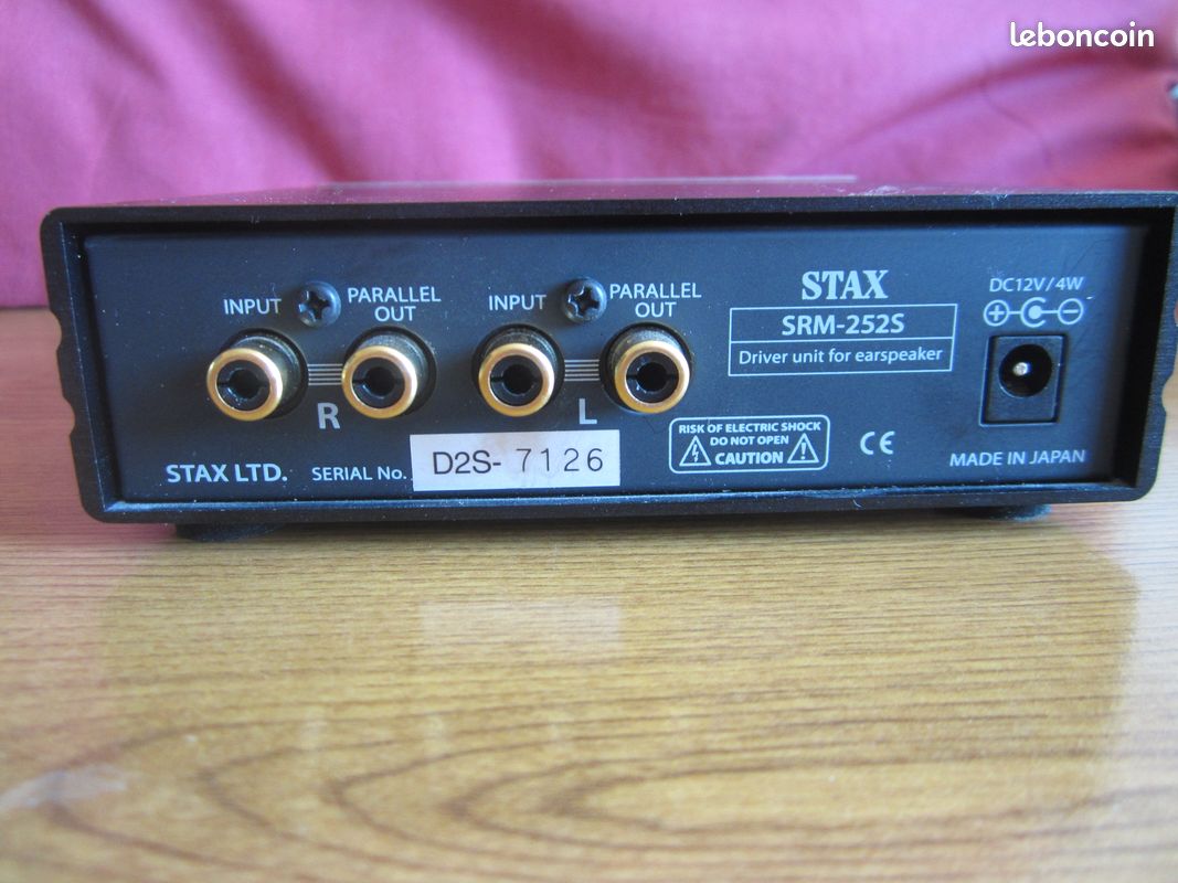 Ampli Stax SRM-252S pour casque électrostatique (image 4)