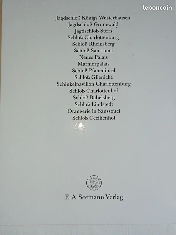 NEUF livre Konigliche Schlosser in Berlin-Brandenburg (image 4)