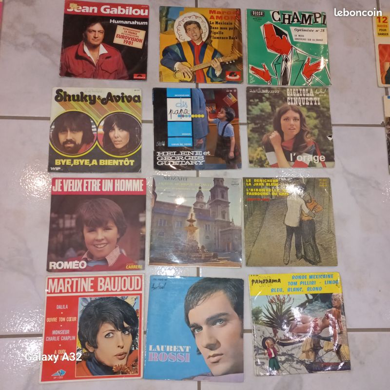 Lot de 63 disques vinyles 45 tours (image 3)