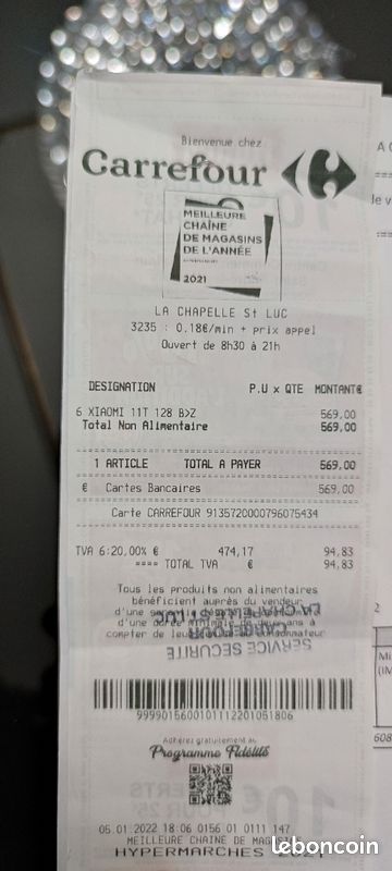 Xiaomi 11t 5G 128gb avec la garantie 230euro (image 3)