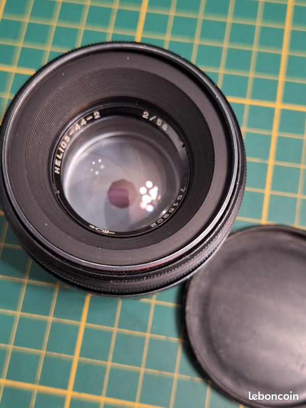 Objectif Helios 44-2 58mm f/1 :2 – M42 – en très bon état (image 1)