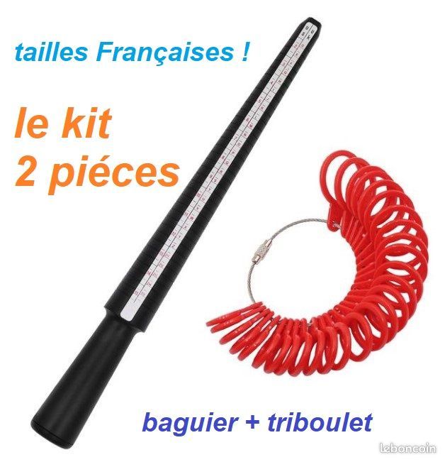 Baguier De Mesure Pour Anneaux - Triboulet En Acier, Tailles FR Et US, Neuf Avec étiquette
