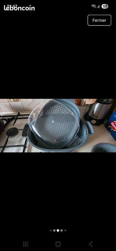 Compact cook. Le grand panier vapeur xxl et le petit compatible tout modèle (image 7)