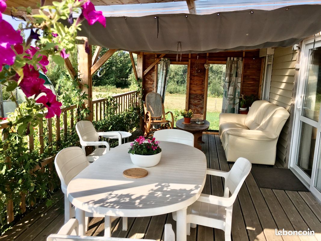 Bungalow cosy 4 pers. Au calme — Terrasse & jardin — Proche forêt de Brocéliande (image 8)