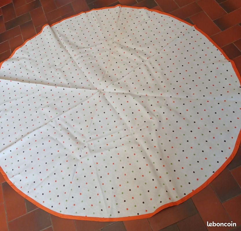 2 nappes rondes en coton (image 2)
