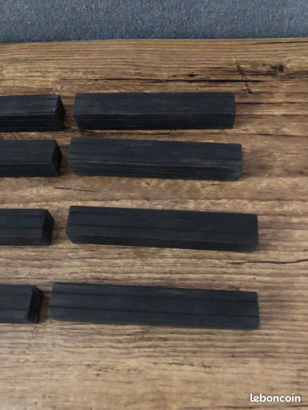 12 porte-couteaux en ardoise noire (image 2)