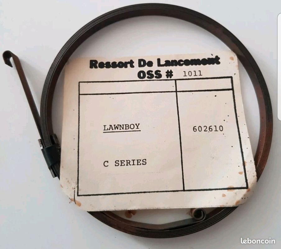 Ressort de lanceur LAWNBOY Réf: 602610 (image 1)