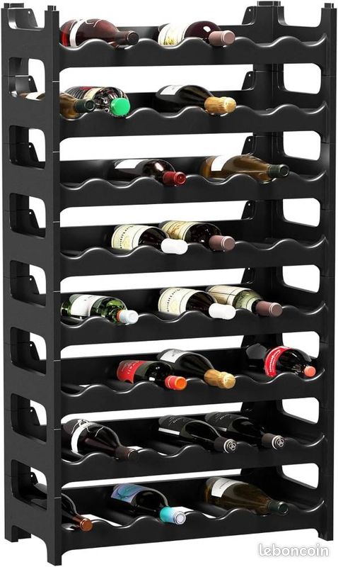 Casier à Bouteilles pour 48 Bouteilles, Étagère à Vin, Range Bouteille – Livraison comprise à domicile (Point Relay - Colissimo - Chono avec supplément) ⭐⭐⭐ (image 1)