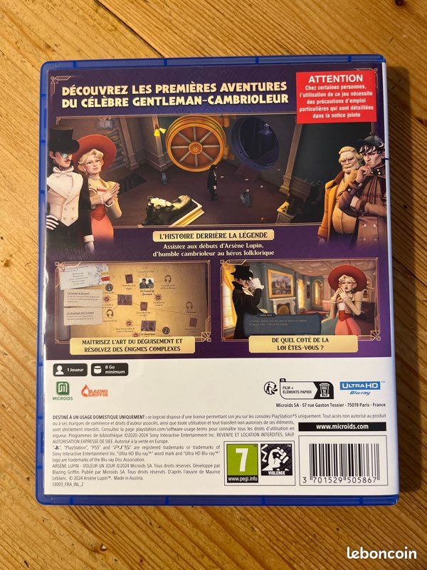 Arsène Lupin - Voleur un jour annoncé sur toutes les plateformes - page