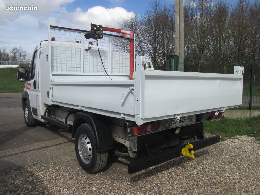 Ducato 130cv benne coffre + grue electrique (image 5)
