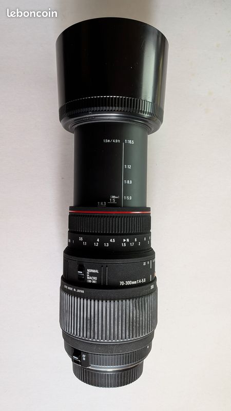 Vente Objectif Sigma 70-300 mm F4.5-6 (image 1)