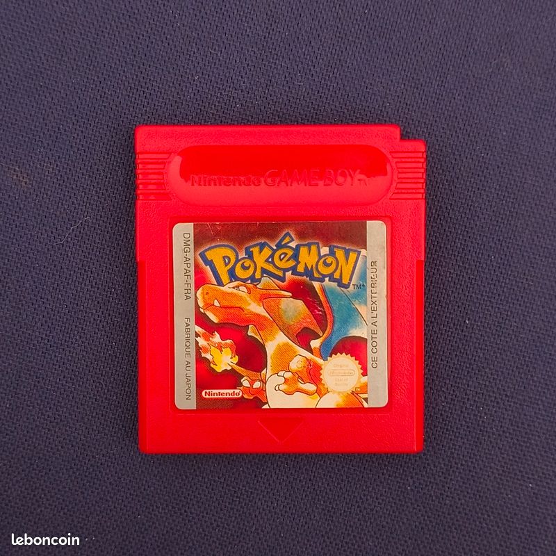 Jeu Game Boy Color : Pokémon Version Rouge (FR) - État Correct, Jouable