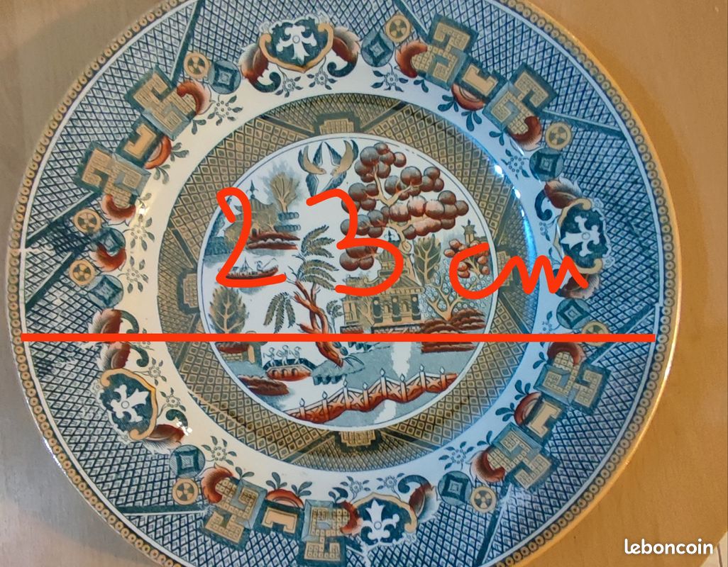 Assiette décorative WILLOW Sarreguemines (image 2)