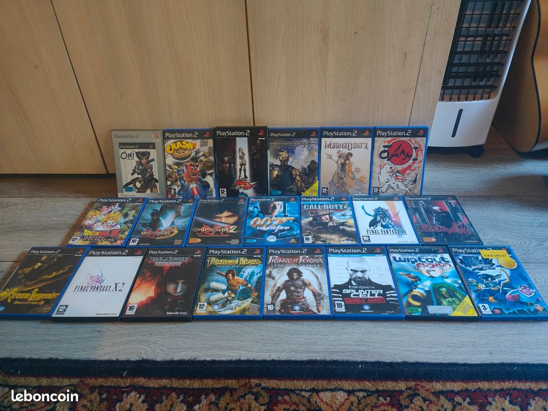 Lot De 20 Jeux PS2 D’occasion – Mix De Titres Playstation