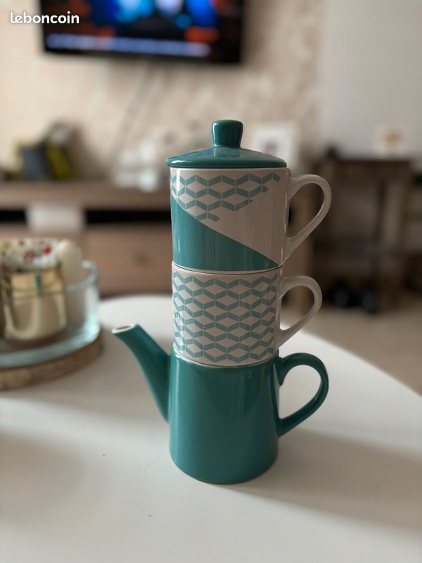 Théière + tasses (image 1)