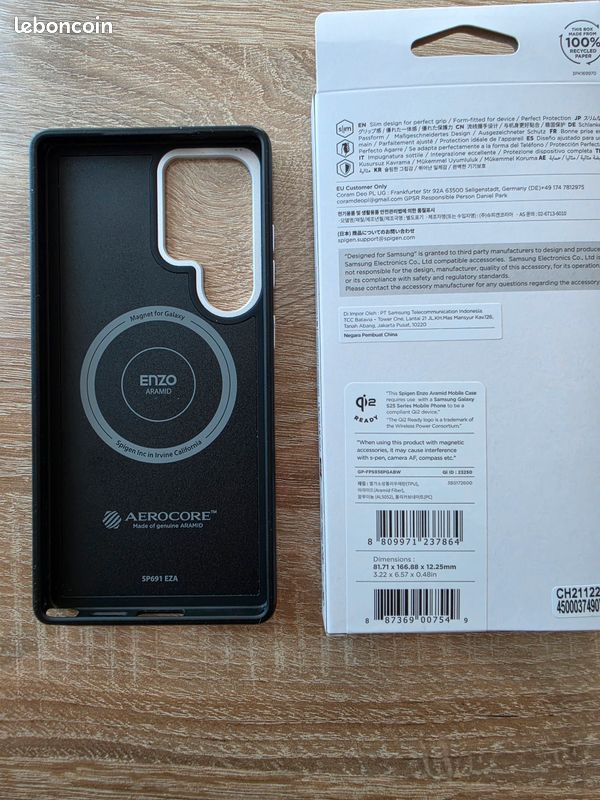 Protection Spigen galaxy S25 ultra Enzo Aramid (image 2)