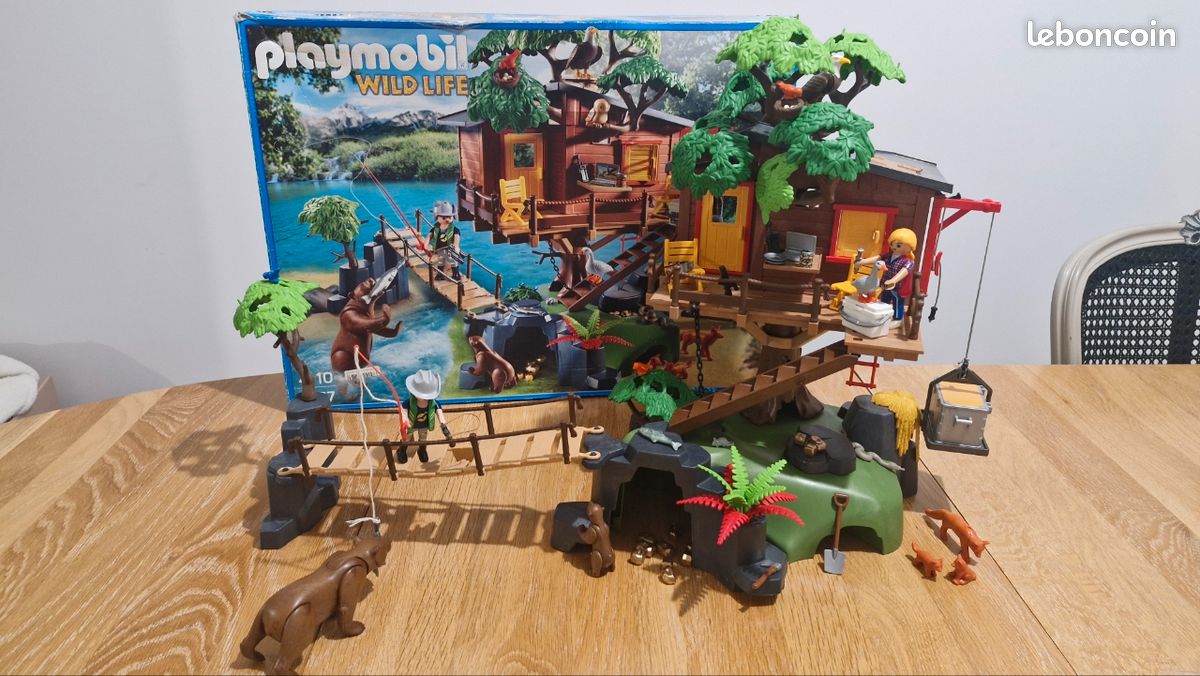 PLAYMOBIL 5557 CABANE Des Aventuriers Dans Les Arbres Avec Notice EUR PLAYMOBIL 5557 CABANE Des Aventuriers Dans Les Arbres Avec Notice EUR