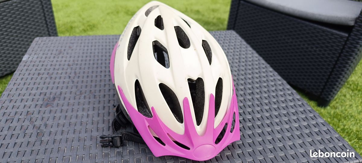 Set équipement Casque Vélo Ledivo Rose, Taille M, Neuf Avec Accessoires