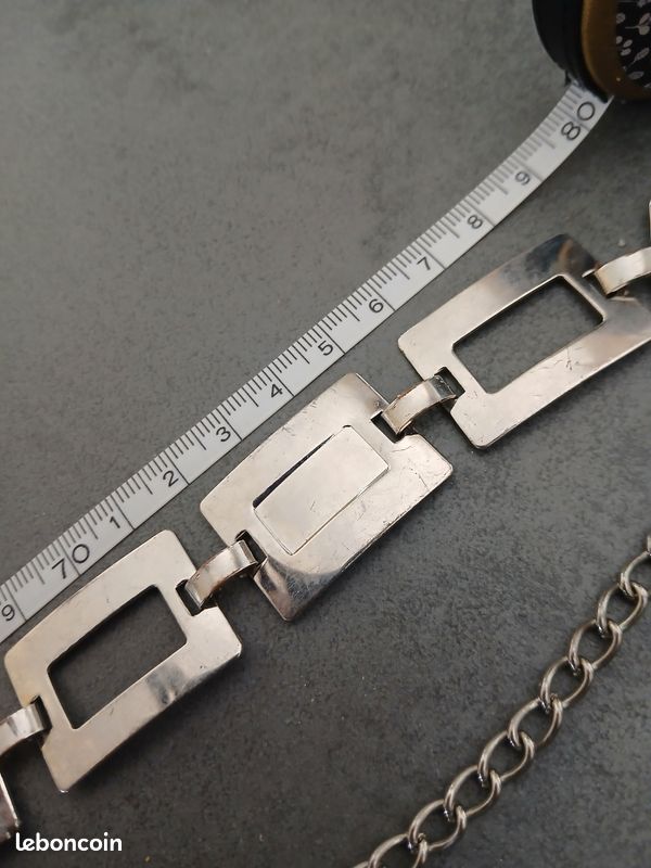 KSTYLE Ceinture Métallique Homme – Chaîne Acier Inox Auto-Défense, Style Sauvage 125 Cm