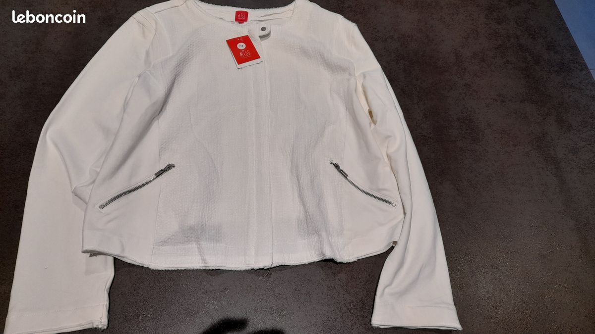 Veste blanche miss captain (image 1)