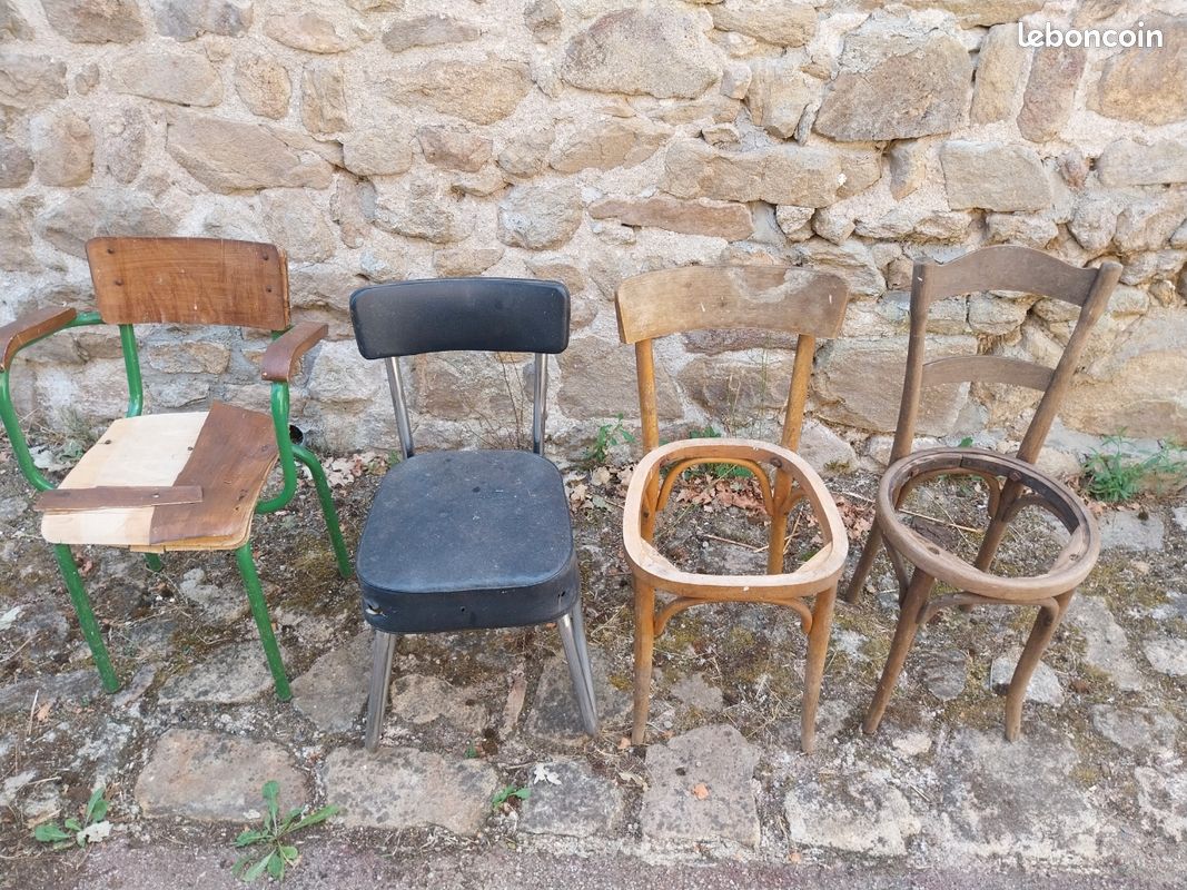 Lot chaises design loft déco brocante (image 1)