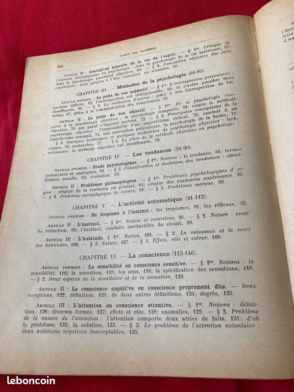 Nouveau précis de Philosophie. Tome 1 Psychologie. Paul Foulquié (image 4)