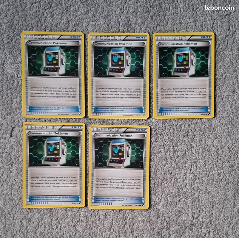 Lot Cartes Pokémon – Dresseur - Noir et Blanc - N°2 (image 2)